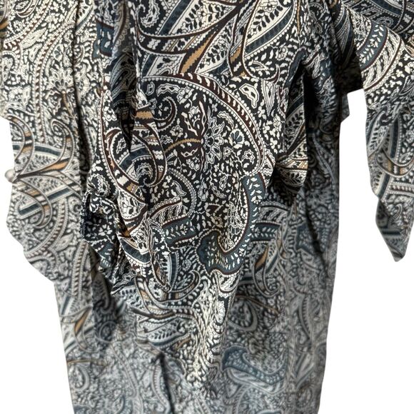 Rosetta Getty Paisley Scarf Top Size 4 - Picture 9 of 14